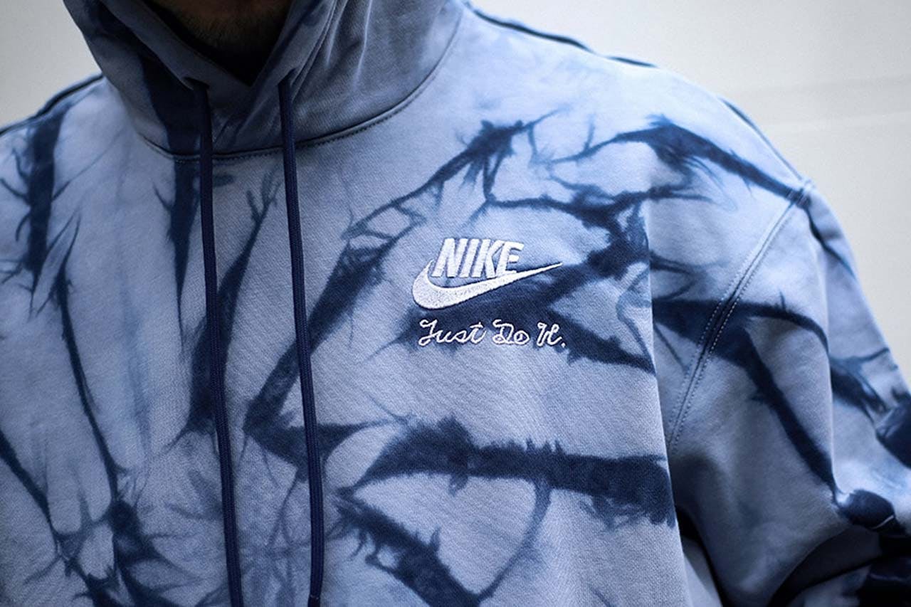 tie dye nike sweatshirt